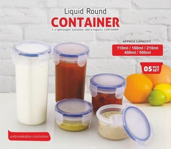 5pc LIQUID CONTAINER