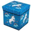 CARTOON PRINT KIDS STORAGE STOOL