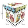 CARTOON PRINT KIDS STORAGE STOOL