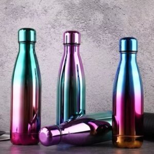 COLOURFUL STAINLESS STEEL BOTTLE 500ML