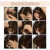 Fake Fringe Natural False Hairpiece for Hair Flip