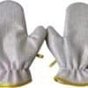 SILVER HAND GLOVES PAIR